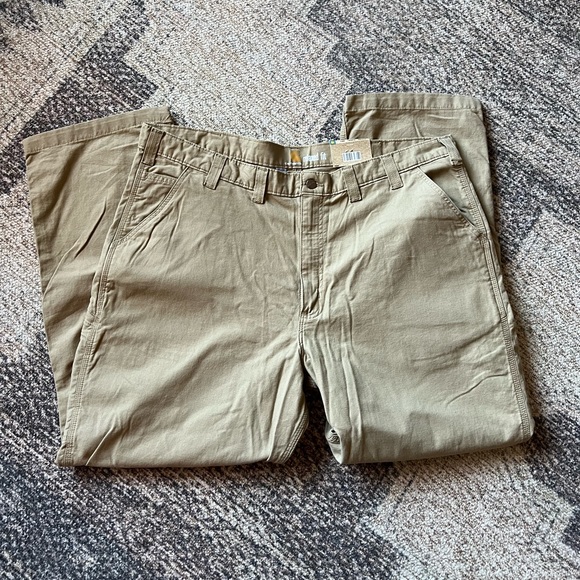 NWT Carhartt RUGGED FLEX® RELAXED FIT CANVAS 5-POCKET WORK PANT 44 x 32 - Picture 6 of 10